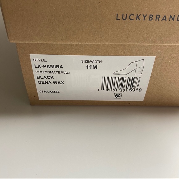 Lucky Brand Pamira Black Booties NIB Sz 11 - Picture 8 of 8